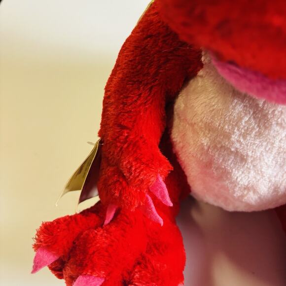 Dragon red stuffed animal  plush - Picture 3 of 13